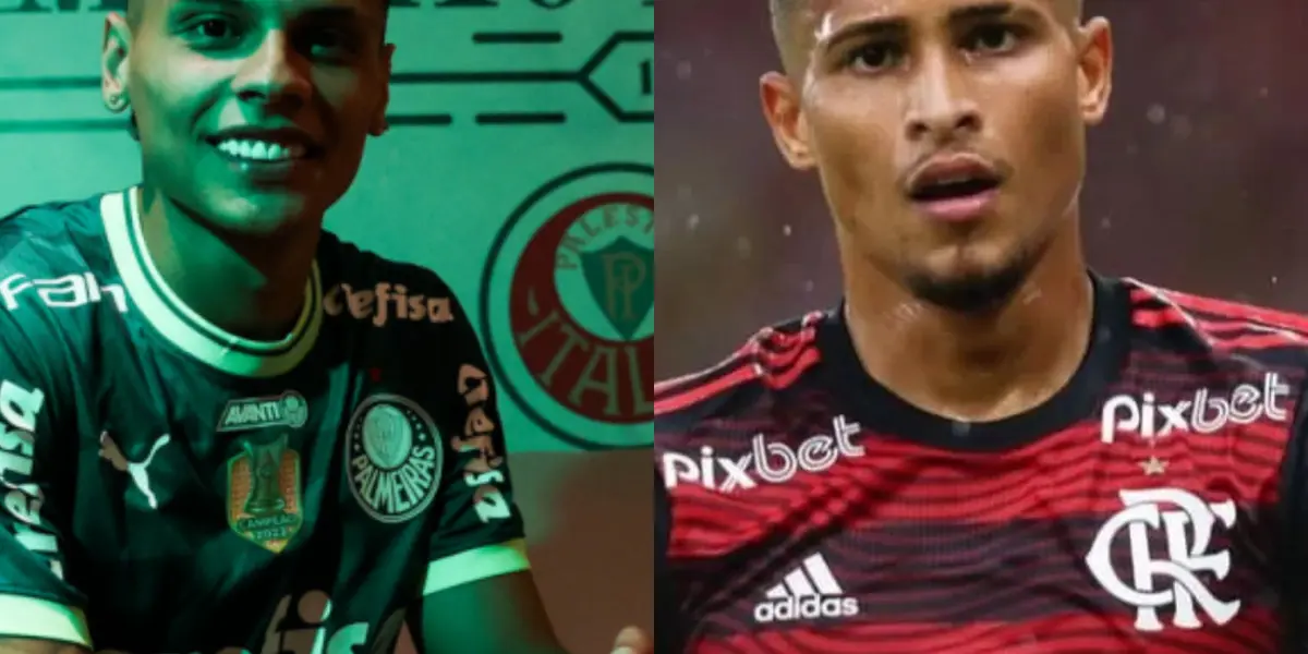 Enquanto João Gomes no Flamengo ganhava R$250 mil, o salário de Richard Rios no Palmeiras