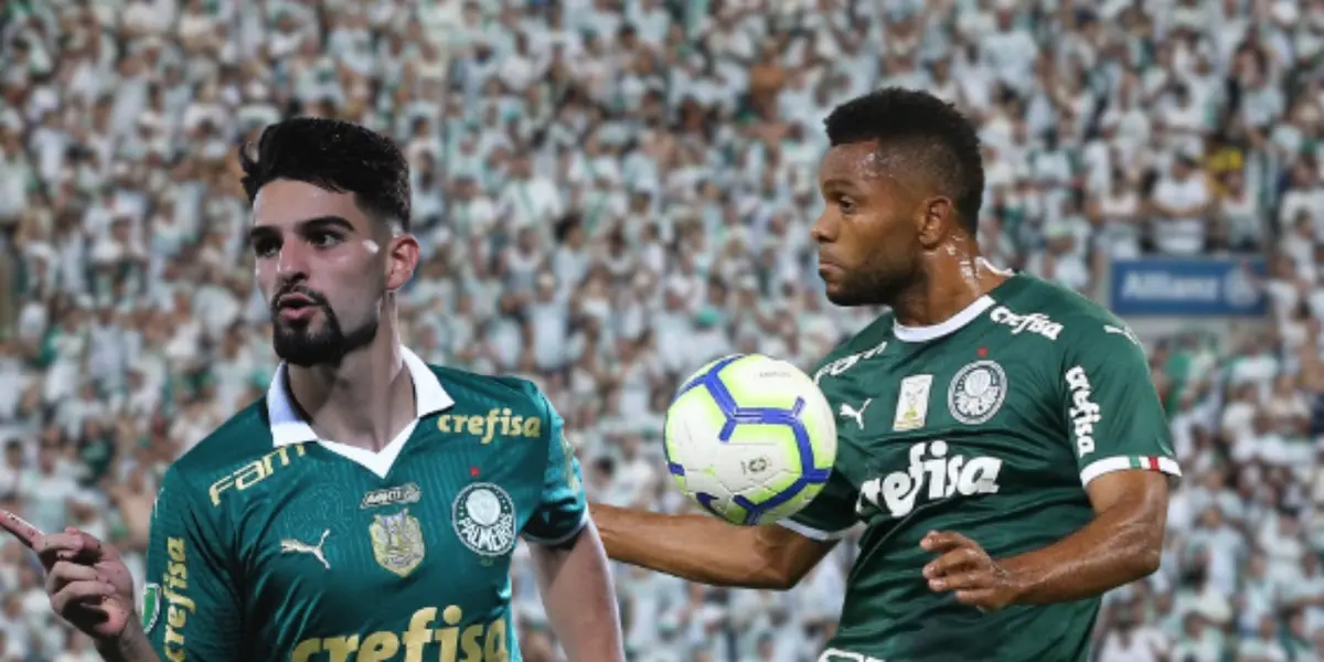 O treinador do Verdão citou os dois atacantes durante sua fala