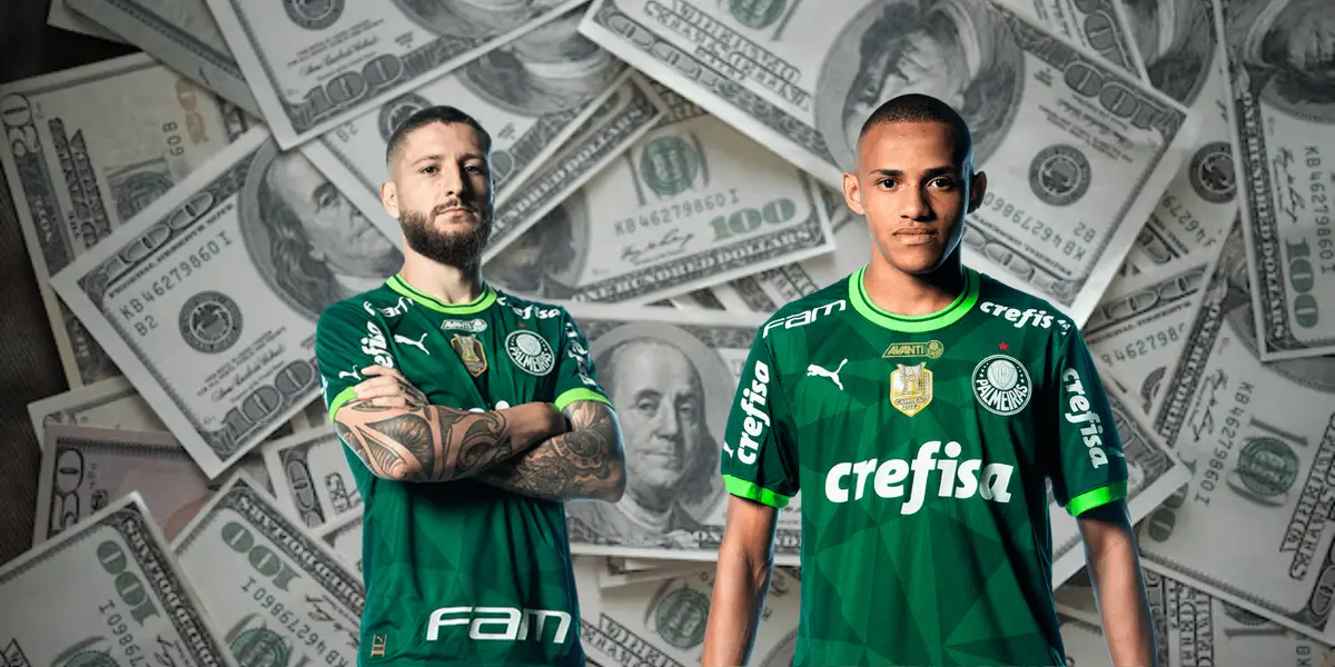 Os salário dos jogadores do Palmeiras