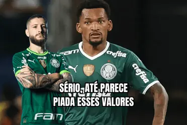 Os salários dos dois volantes do Palmeiras