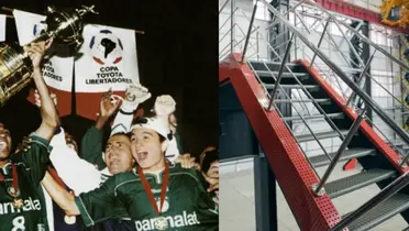 Reserva de Chiqui Arce, o lateral que levantou a Libertadores com o Palmeiras, hoje fabrica corrimãos de aço