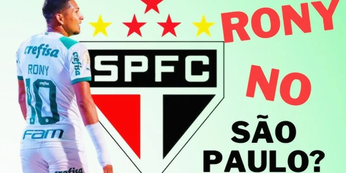 Rony é alvo do São Paulo e pode deixar o Palmeiras