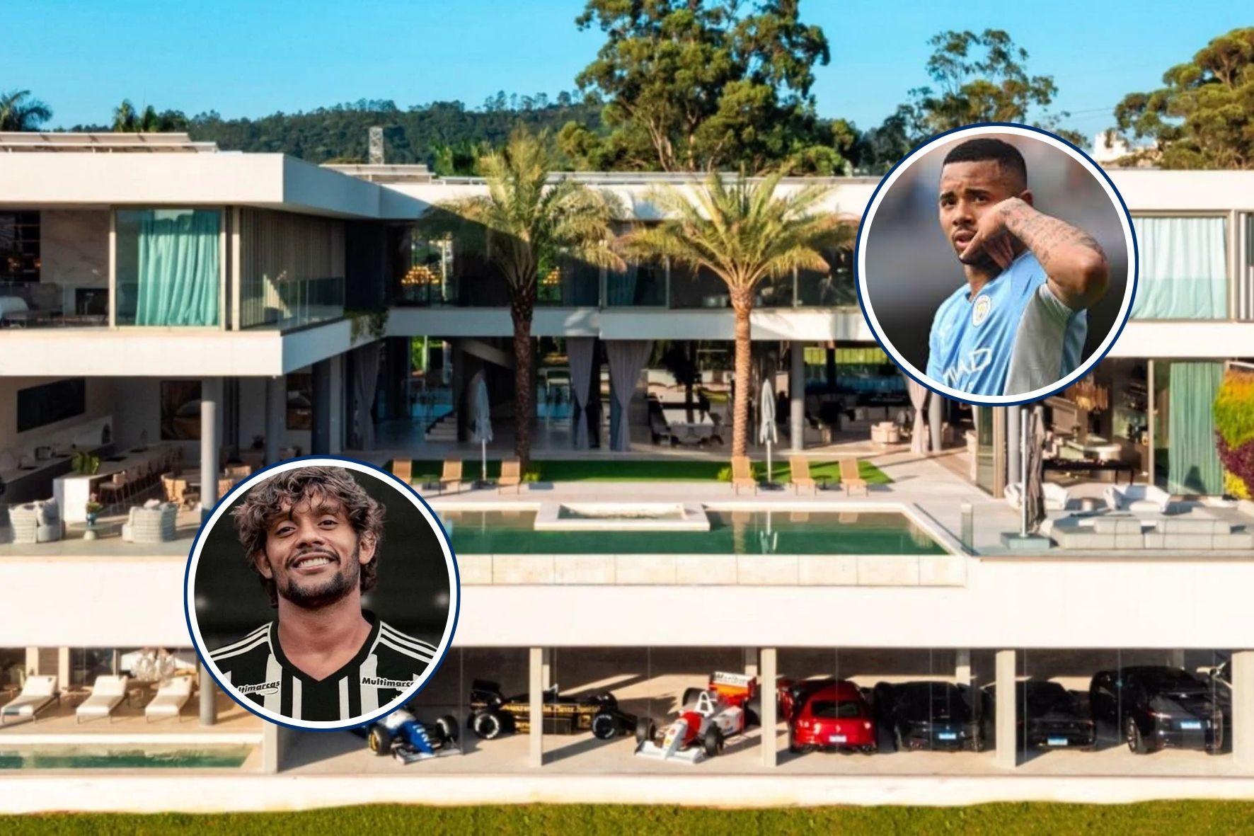 Scarpa e Gabriel Jesus em detalhe