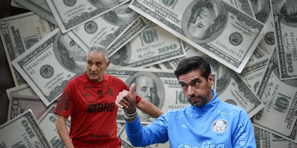 Tite recebe um salário alto no Flamengo, mas ainda fica abaixo de Abel Ferreira