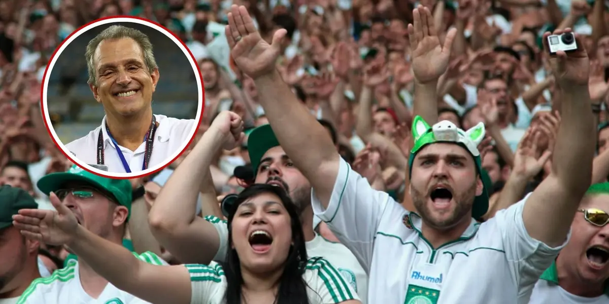 Torcida do Palmeiras em destaque