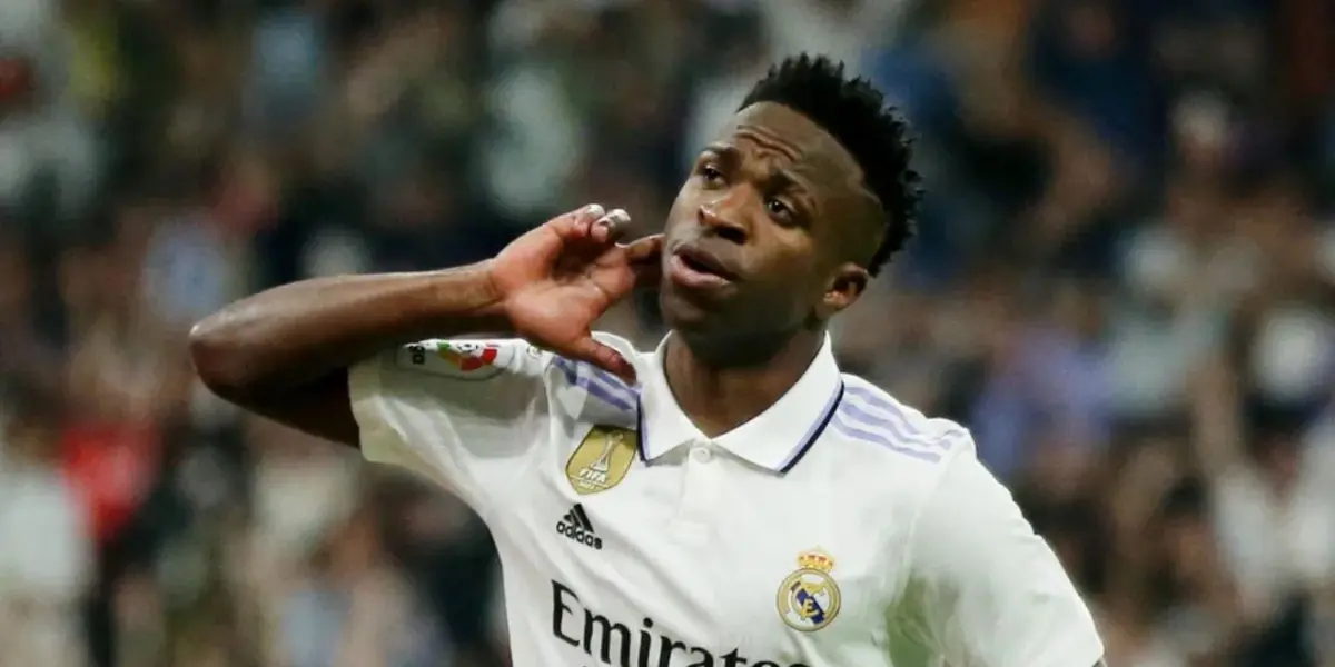 Vini falou sobre o Endrick no final da partida